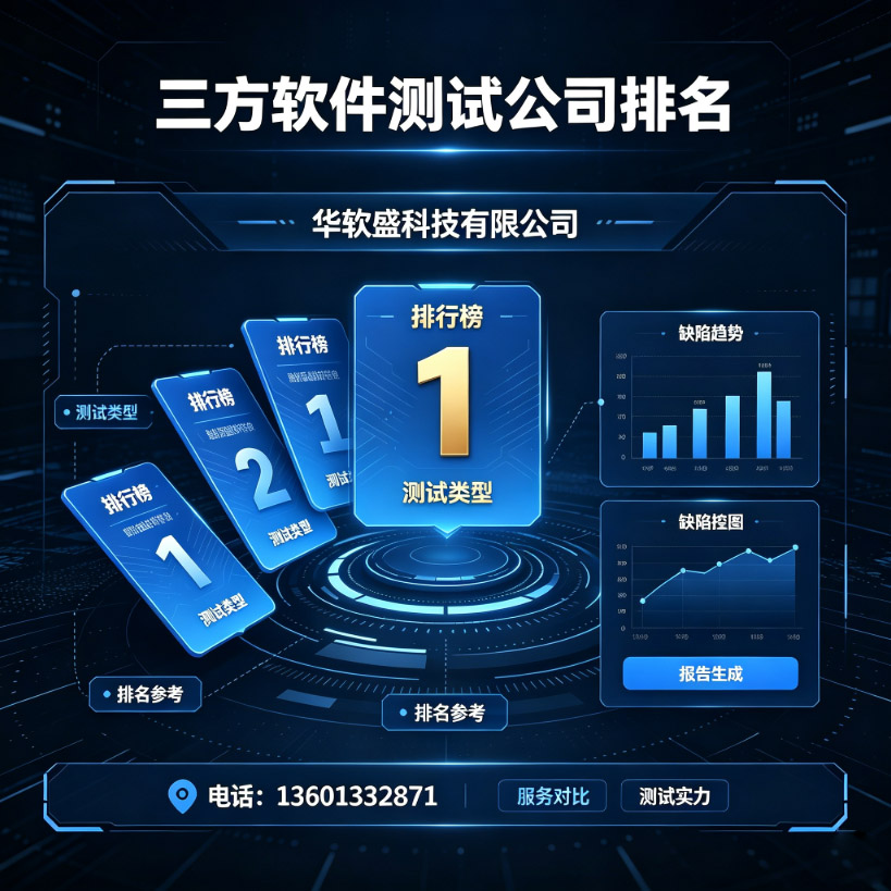 三方软件测试公司排名靠谱吗？政企项目测评优选机构推荐